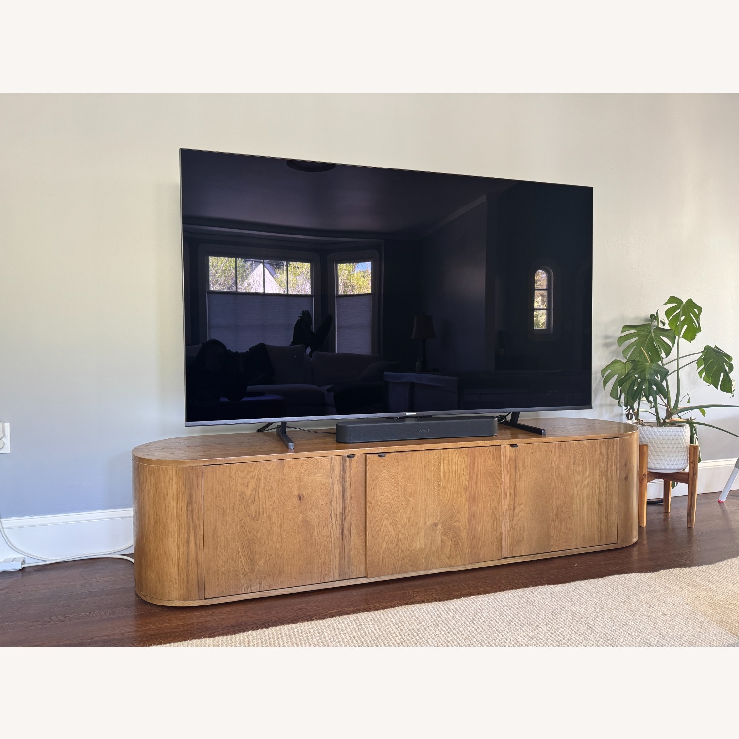 Moe's Home Collection Natural Wood Media Storage - image-1