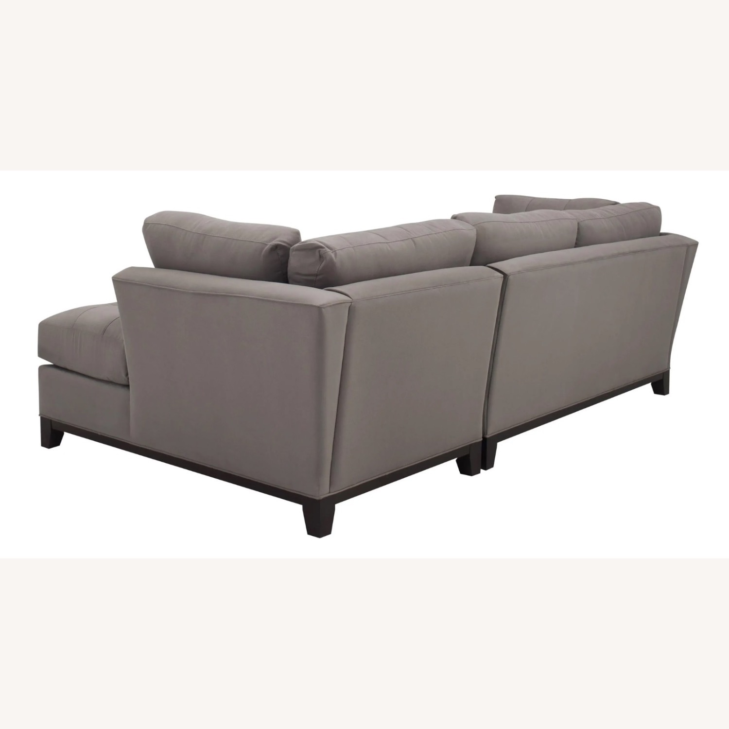 Raymour & Flanigan Light Gray Cityscape 2-pc. Sectional - image-2