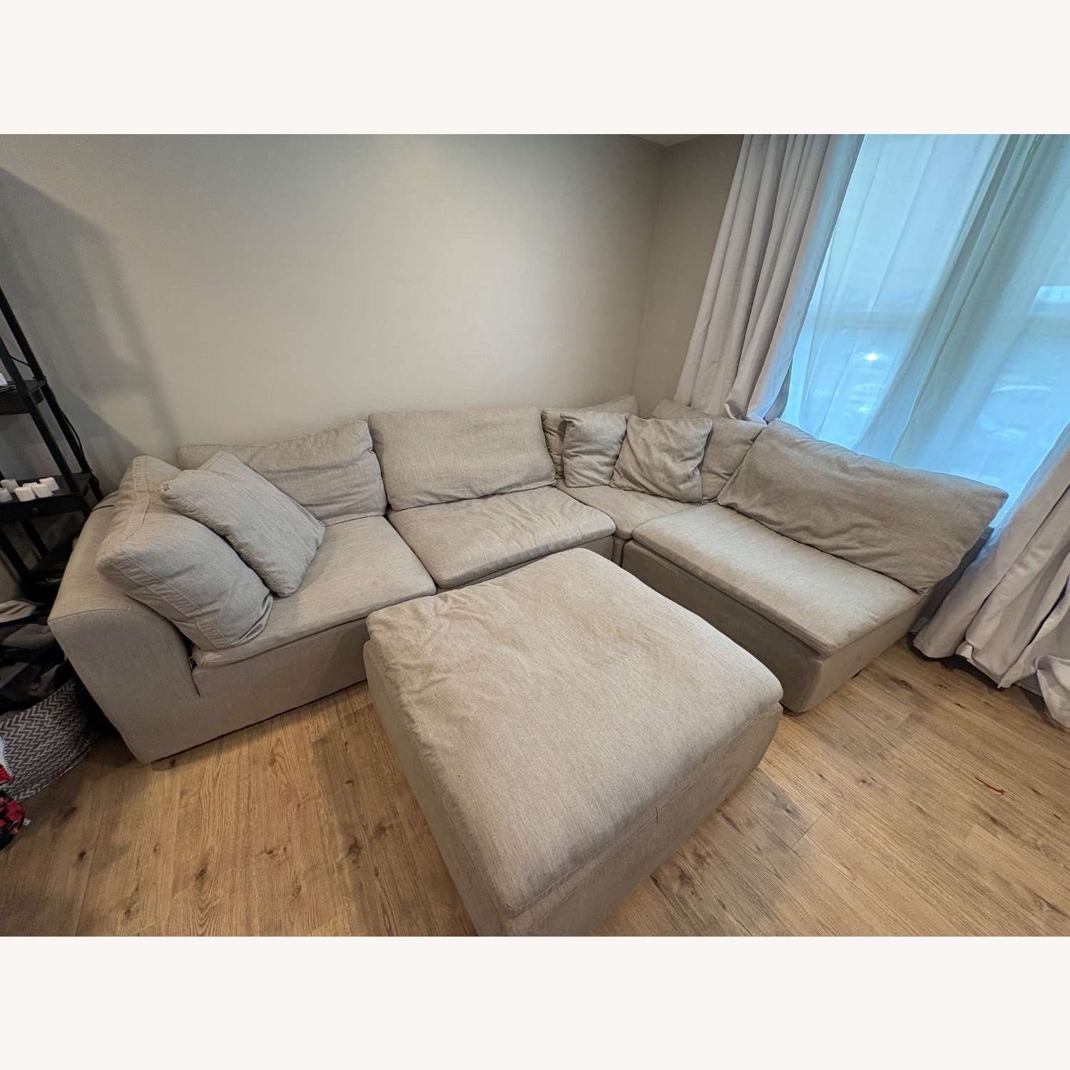 Joybird Light Gray 3+ Piece Sectional - image-7