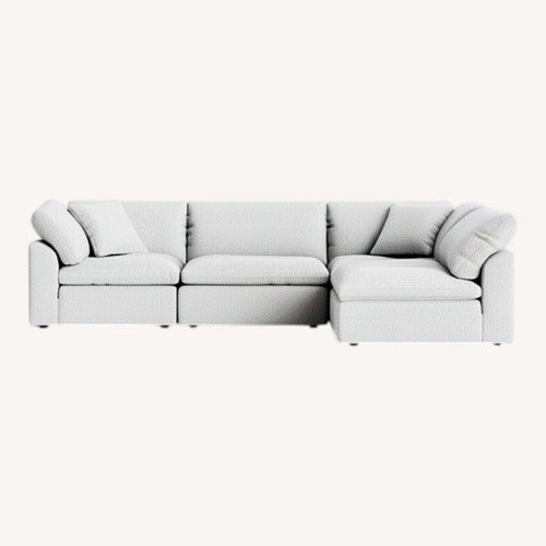Used Joybird Light Gray 3+ Piece Sectional for sale on AptDeco