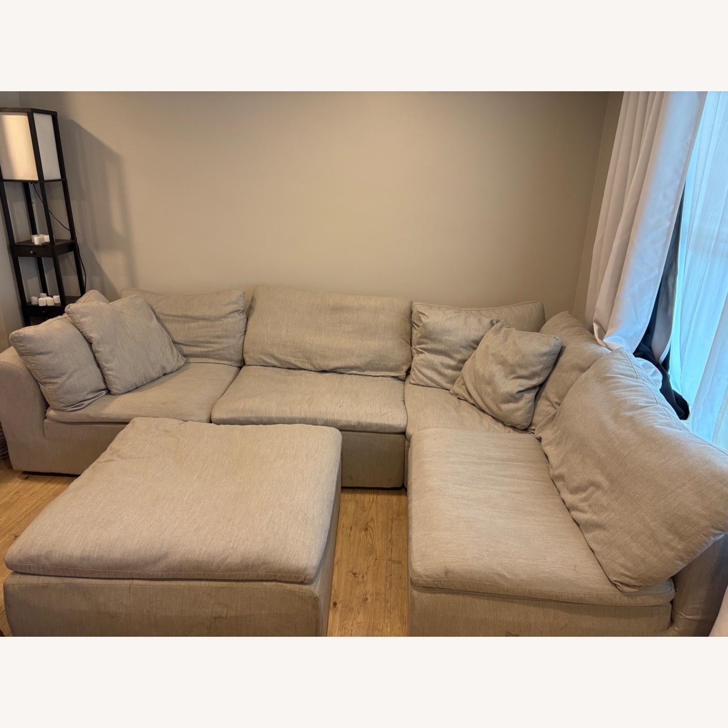 Joybird Light Gray 3+ Piece Sectional - image-2