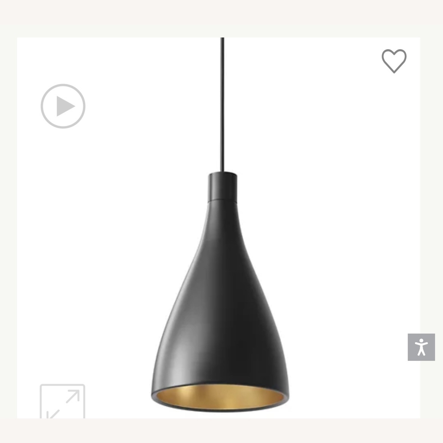 Design Within Reach Two Swell Narrow Pendants - image-1