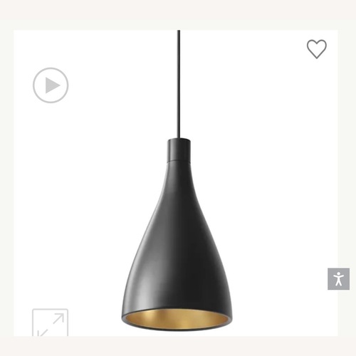 Used Design Within Reach Two Swell Narrow Pendants for sale on AptDeco