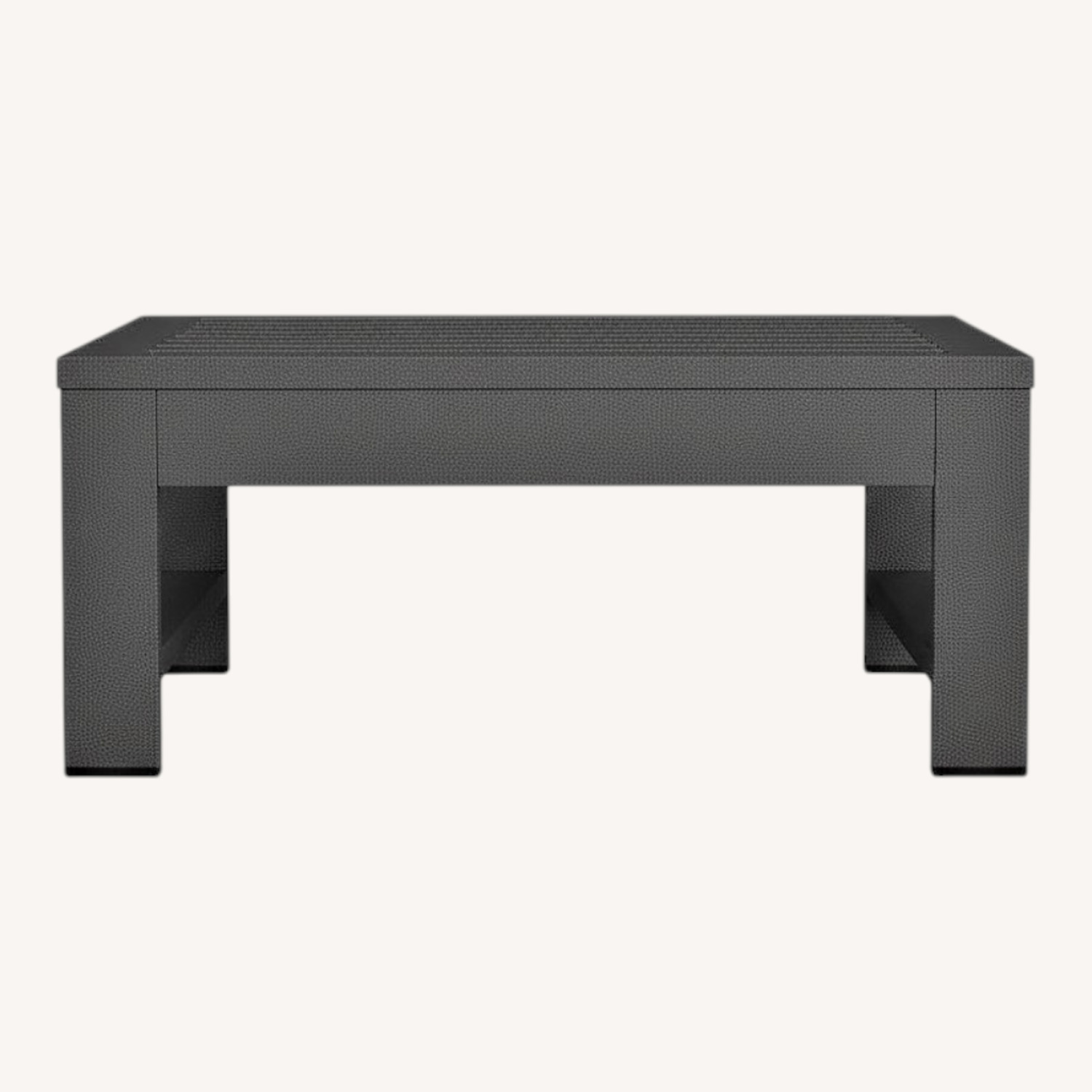 Pottery Barn Indio Metal Large Ottoman - image-0