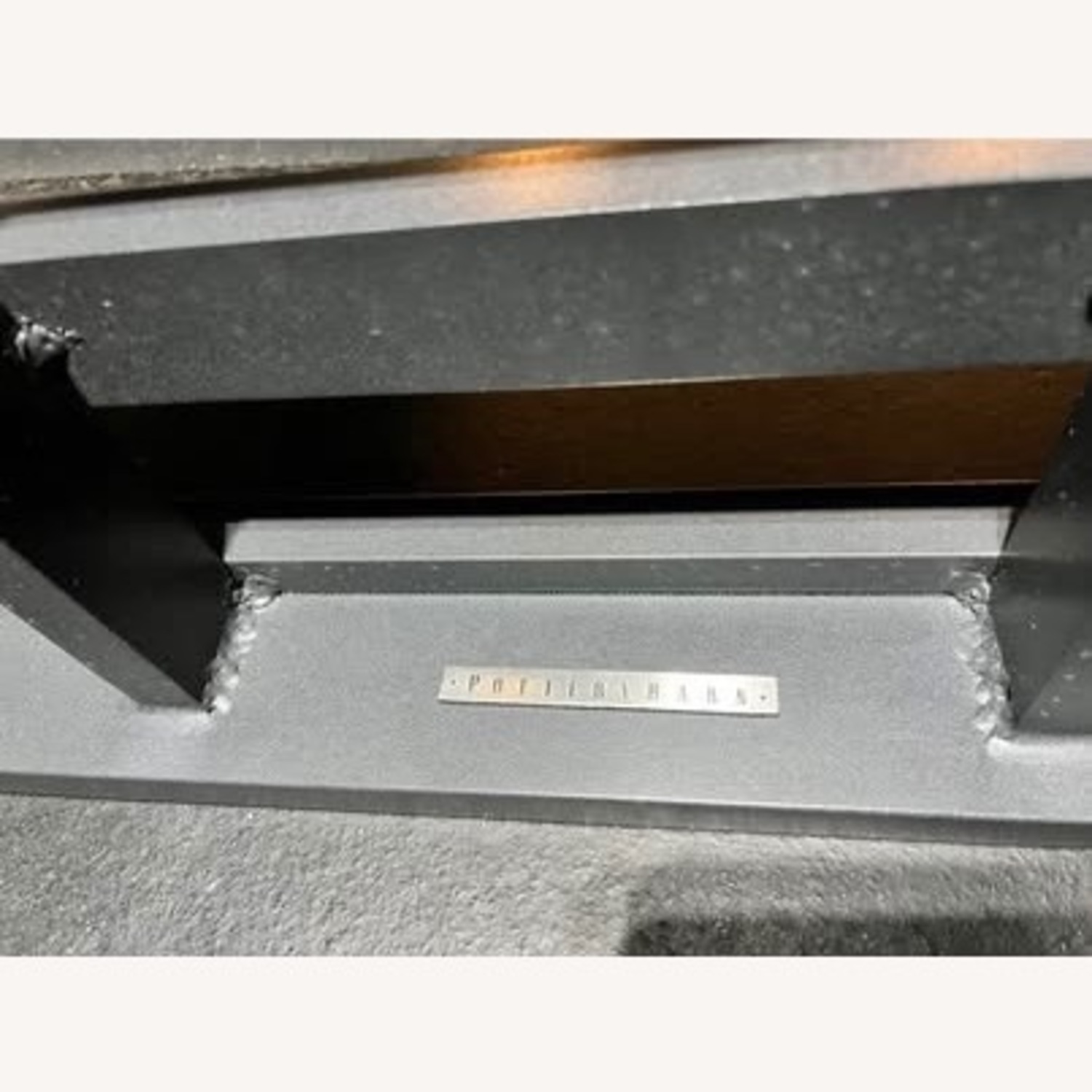 Pottery Barn Indio Metal Large Ottoman - image-3