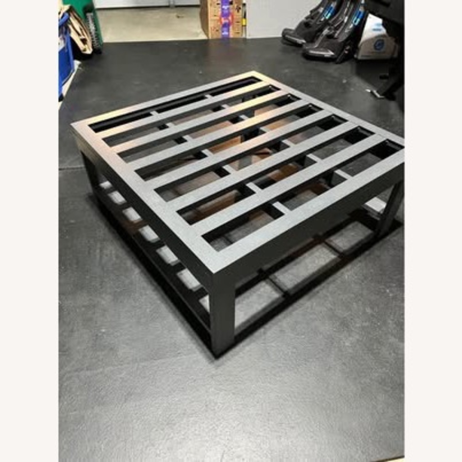 Pottery Barn Indio Metal Large Ottoman - image-2