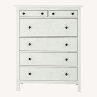 IKEA Hemmes White Wood Dresser
