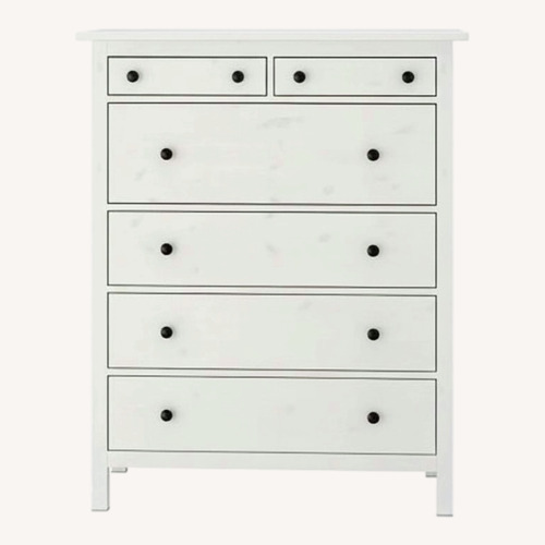 Used IKEA Hemmes White Wood Dresser for sale on AptDeco