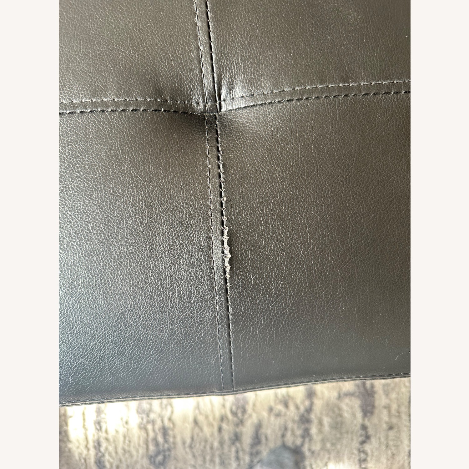 Black Leather Media Storage - image-3