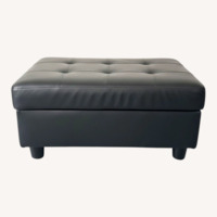 Black Leather Media Storage