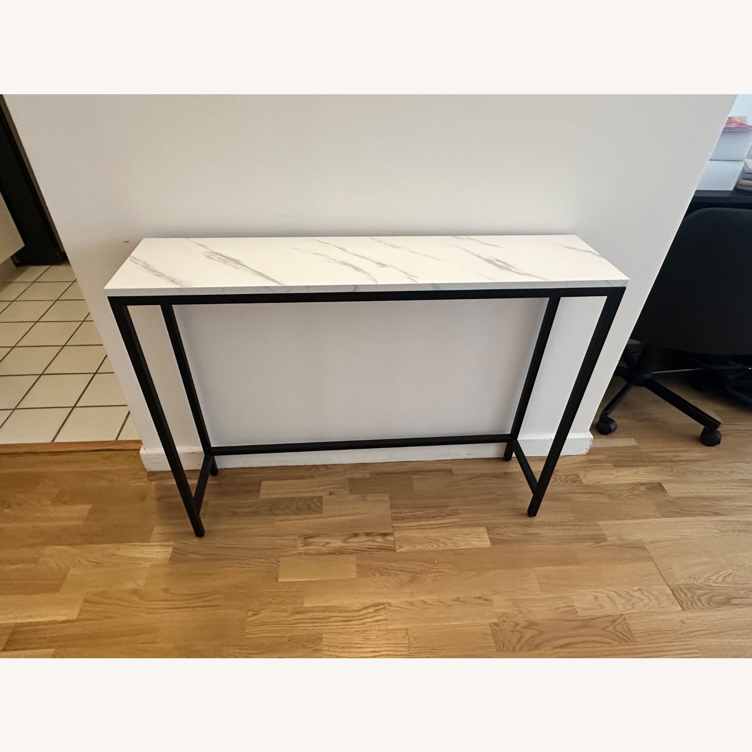 Light Gray Entry Table - image-2