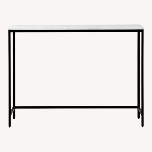 Used Light Gray Entry Table for sale on AptDeco
