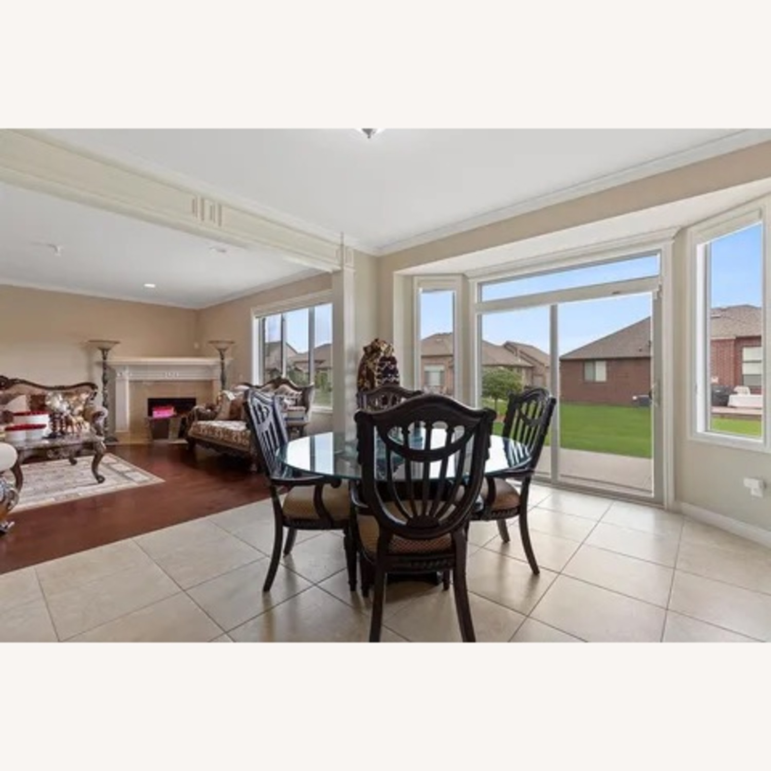 Vintage/Antique Dark Brown Dining Table - image-3