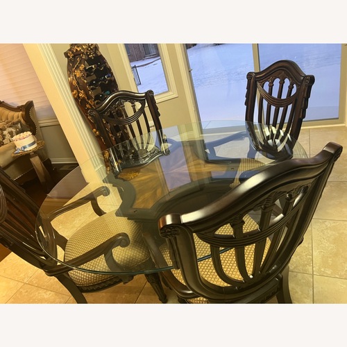 Used Vintage/Antique Dark Brown Dining Table for sale on AptDeco