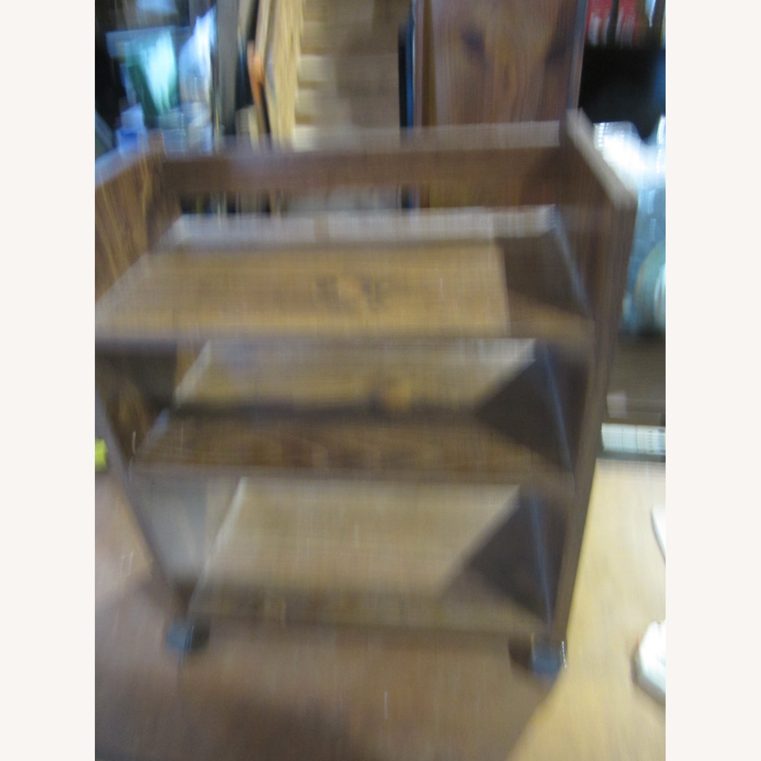 Vintage/Antique Finds Dark Brown Media Storage - image-2