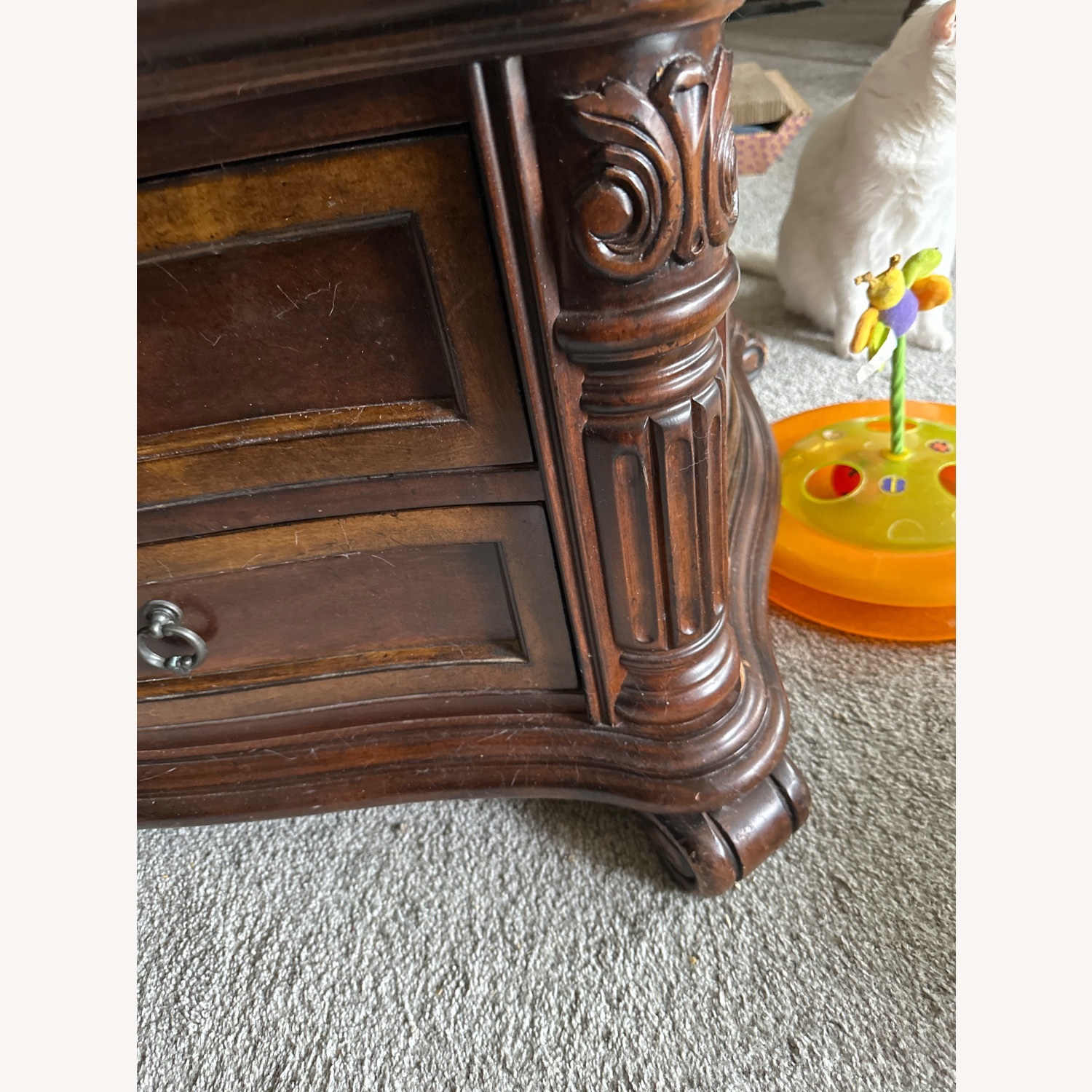 Solid Cherry Wood Coffee Table  - image-6