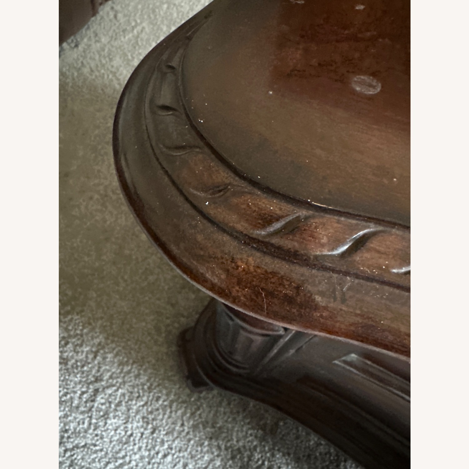 Solid Cherry Wood Coffee Table  - image-4