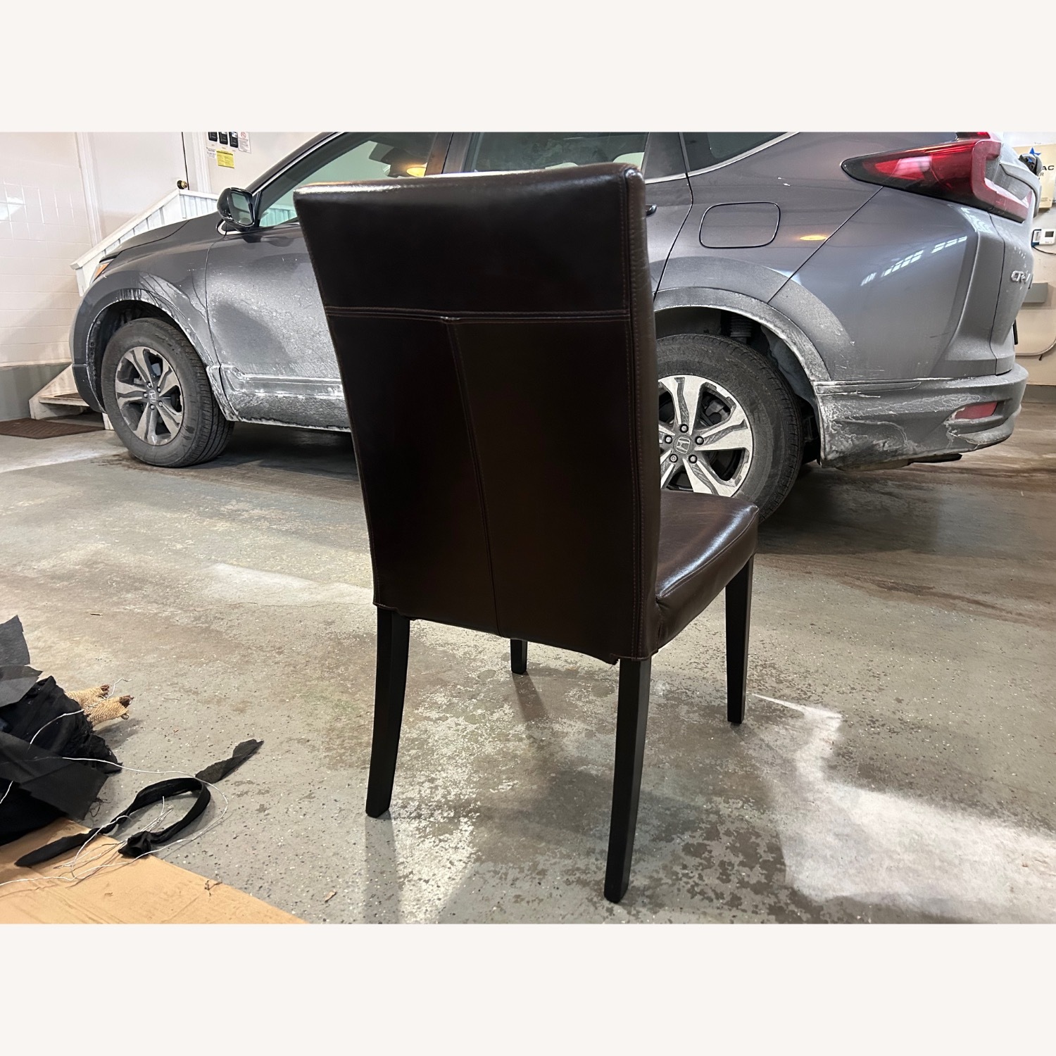 IKEA Henriksdal Faux Leather Chairs - Set of 6 - image-2