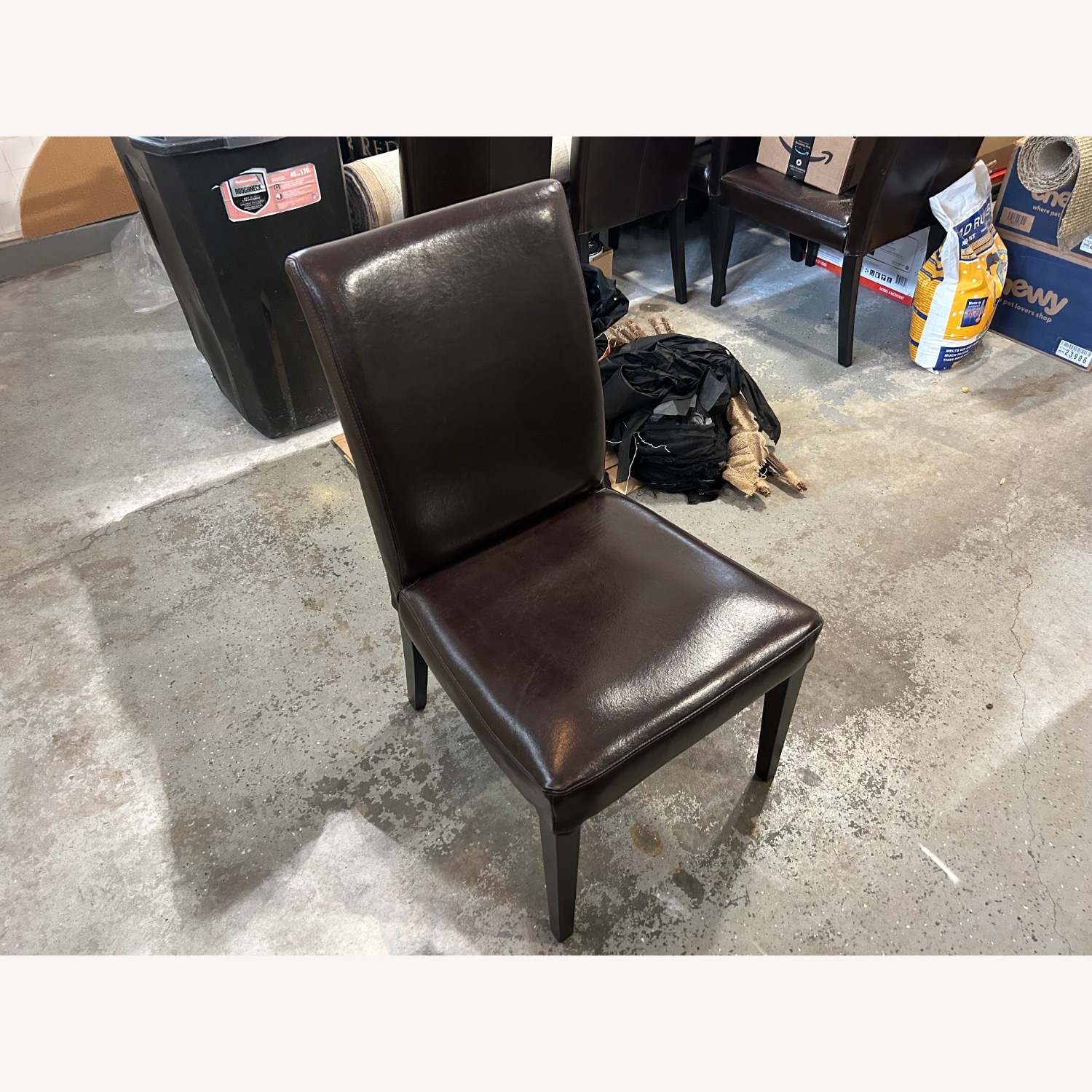 IKEA Henriksdal Faux Leather Chairs - Set of 6 - image-1