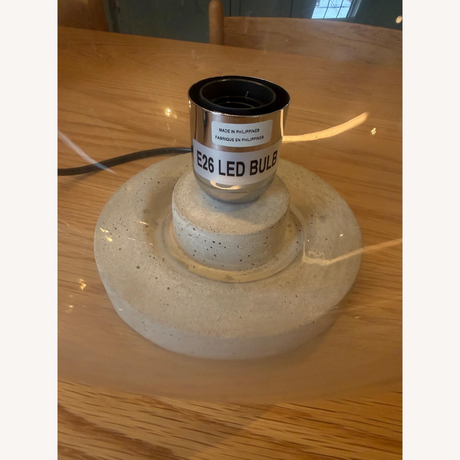 Tarogo Transparent Glass Table Lamp - image-5