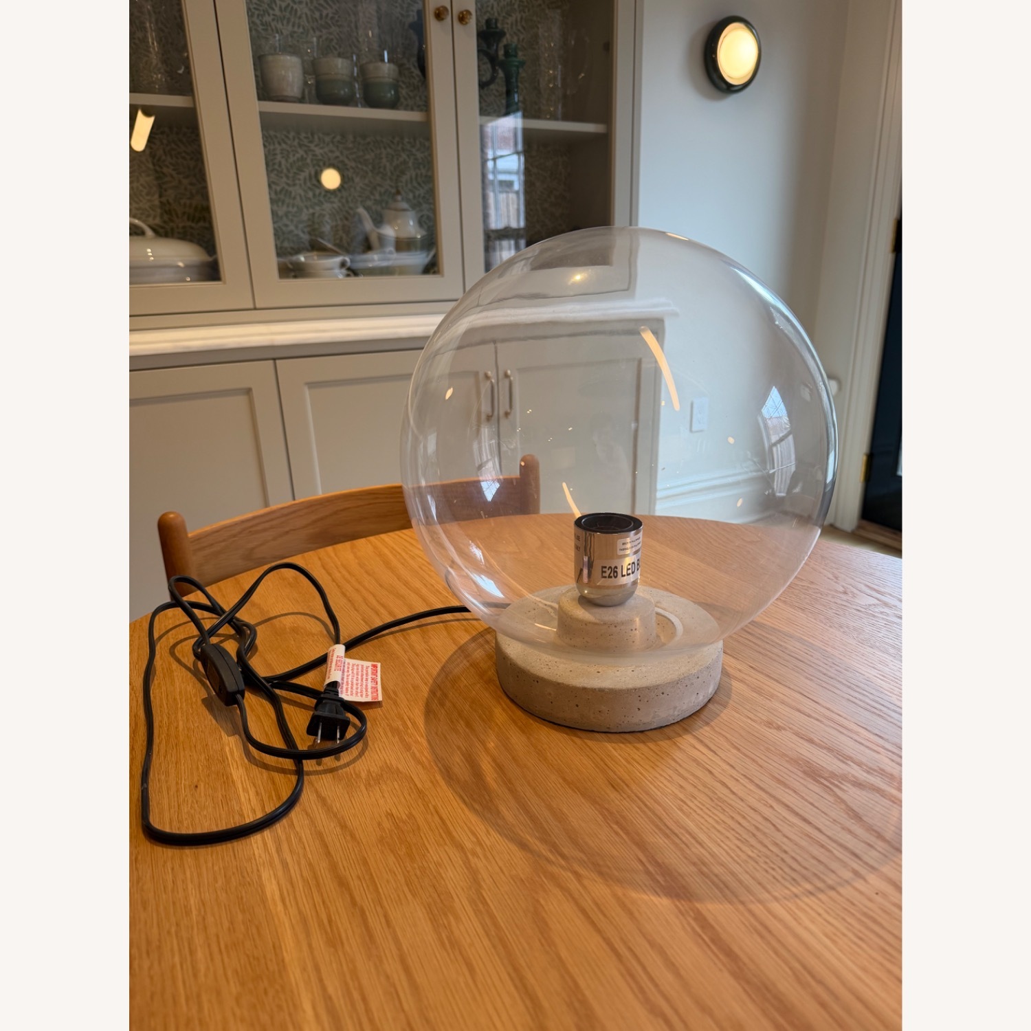 Tarogo Transparent Glass Table Lamp - image-2