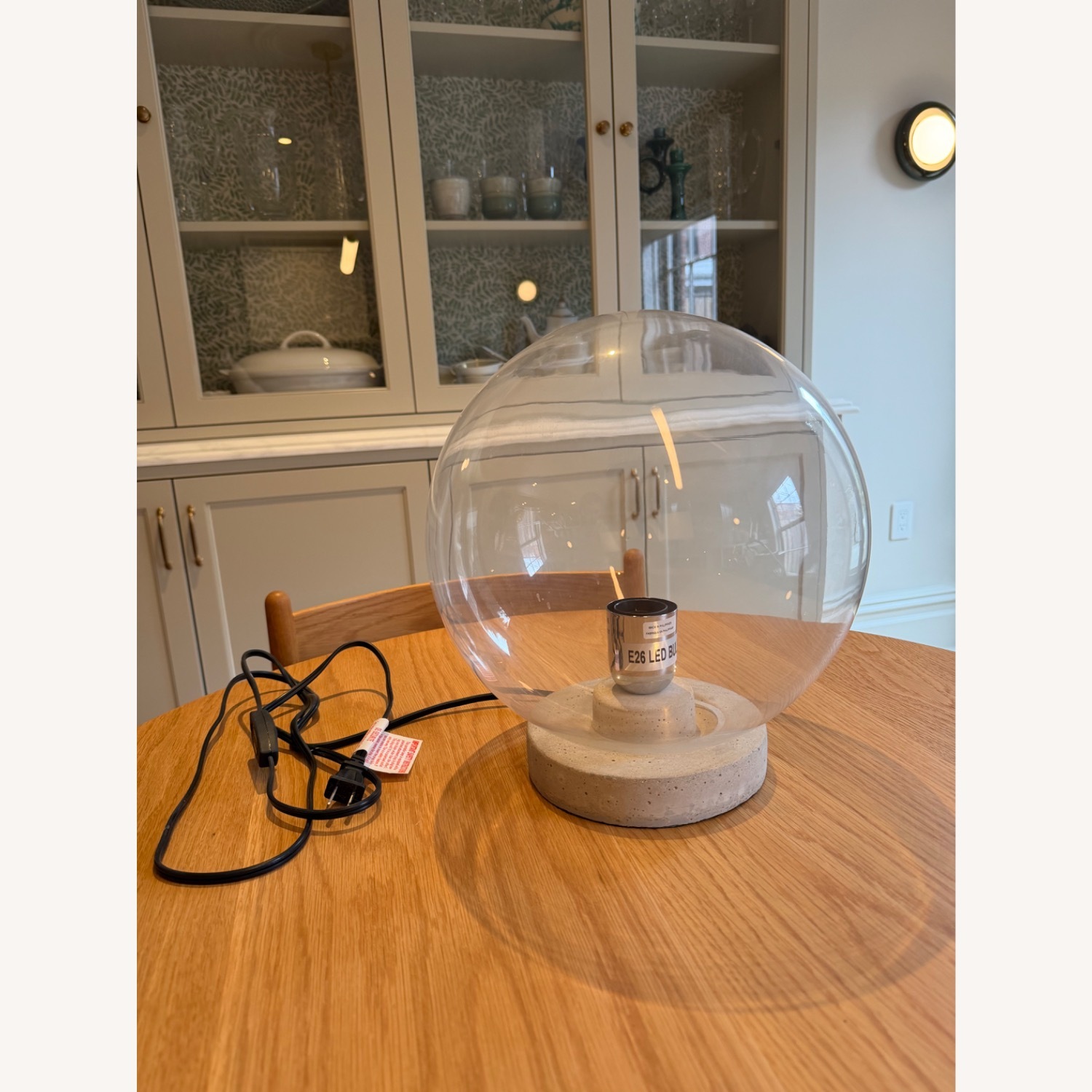 Tarogo Transparent Glass Table Lamp - image-3