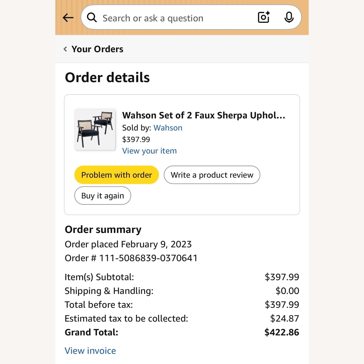 Modern Cane Back Accent Chair Set - image-7