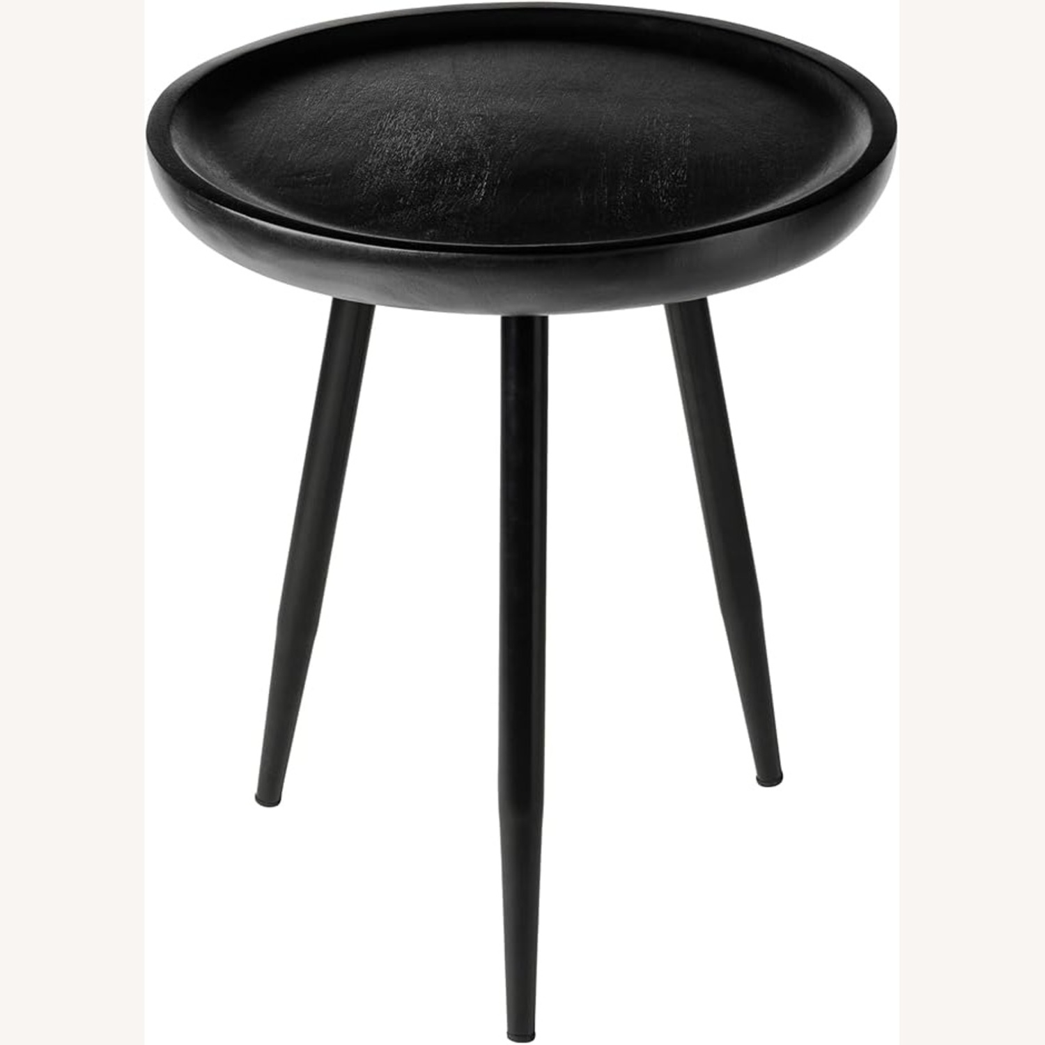 Dilan Tri Pin Black Wood Side Table - image-7