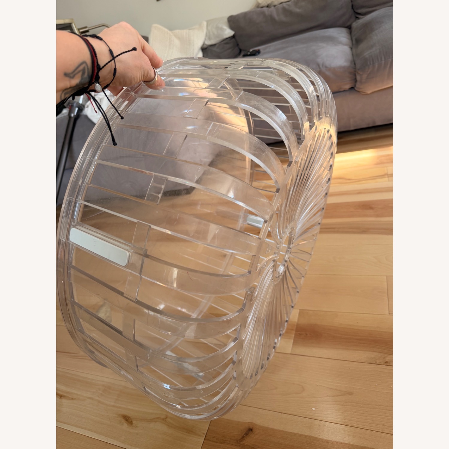 Philippe Starck Transparent Plastic Coffee Table - image-3