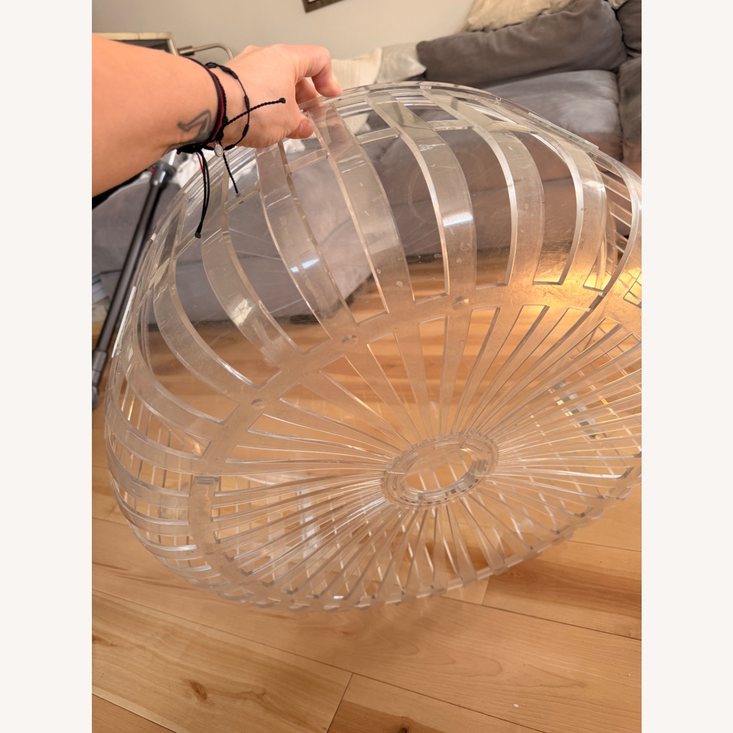 Philippe Starck Transparent Plastic Coffee Table - image-4