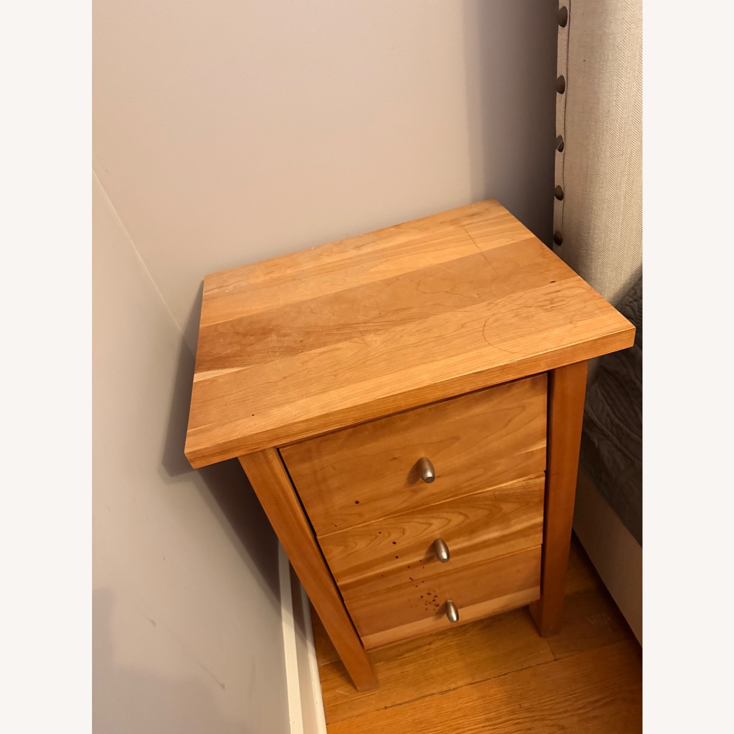 Room & Board Emerson Cherry Wood Nightstands - image-3