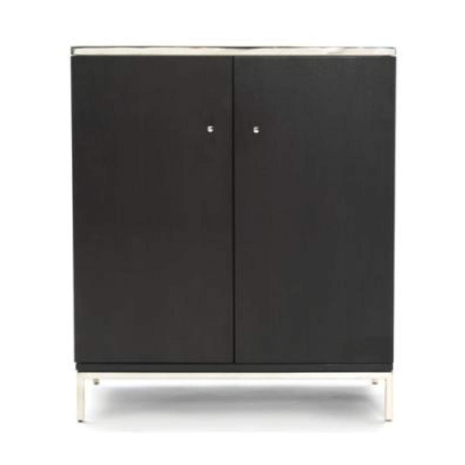 Mitchell Gold + Bob Williams Manning Black Wood Bar Cart - image-6