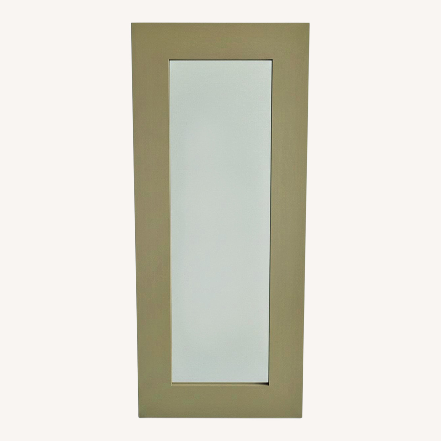 West Elm Silver Metal Floor Mirror - image-0