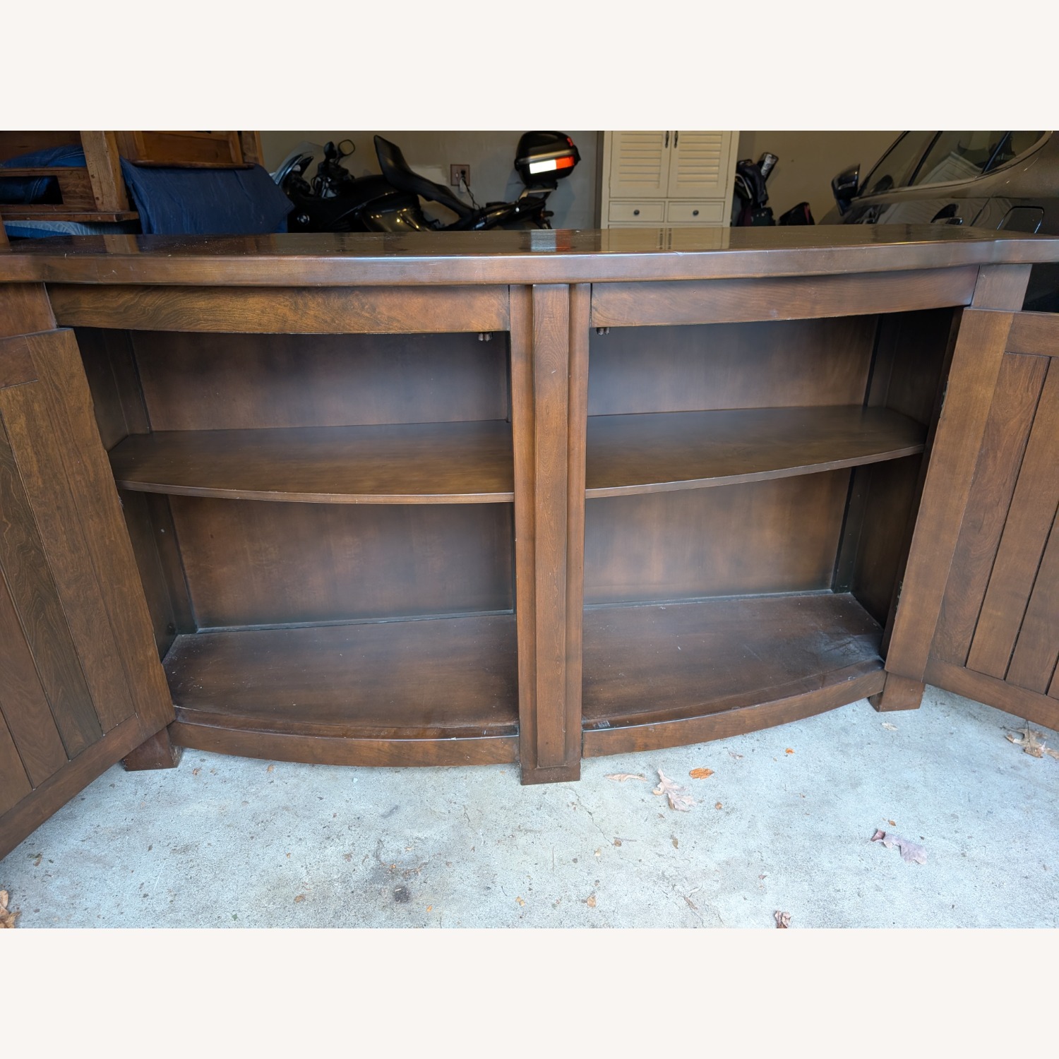 Andes International Dark Brown Wood Sideboard - image-6