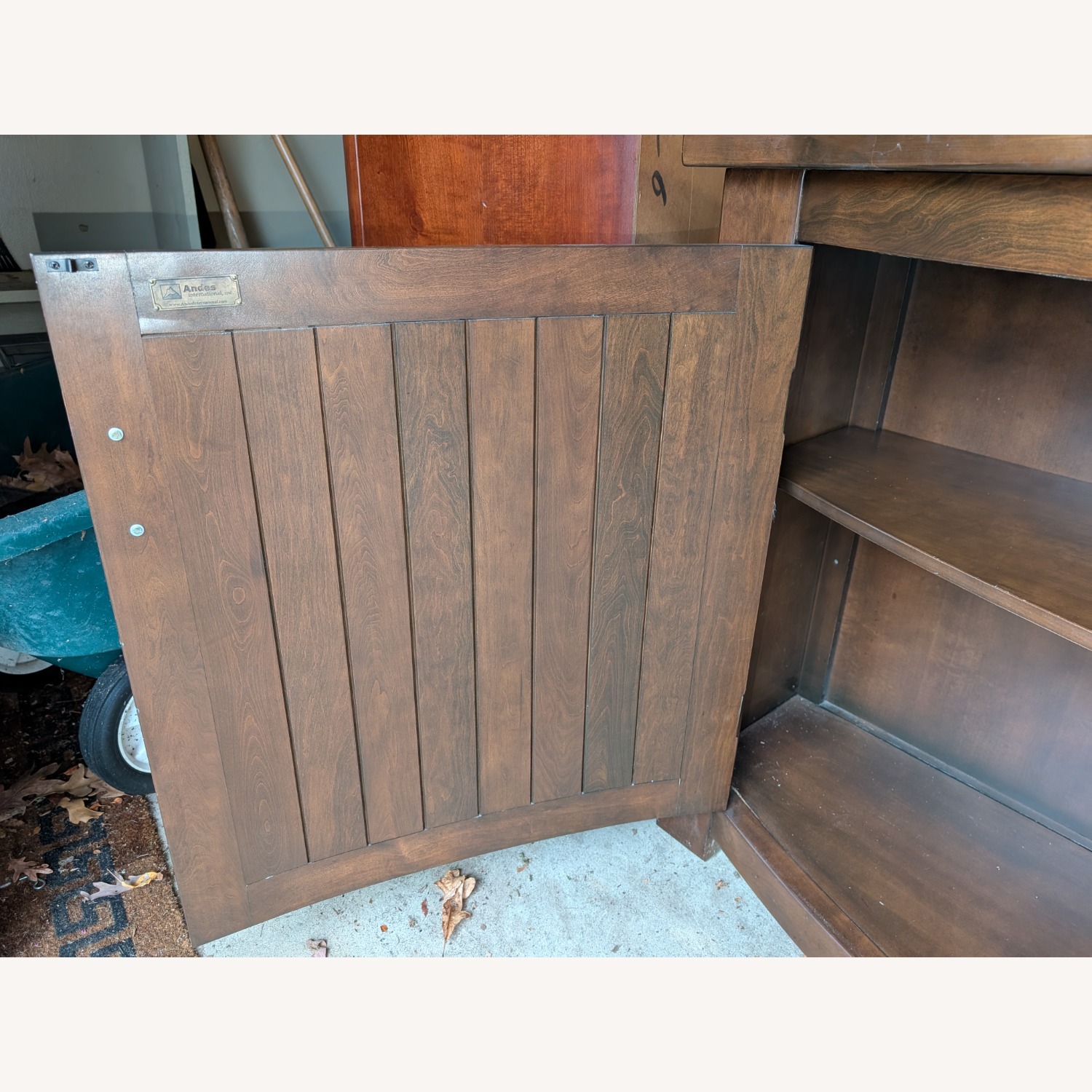 Andes International Dark Brown Wood Sideboard - image-4