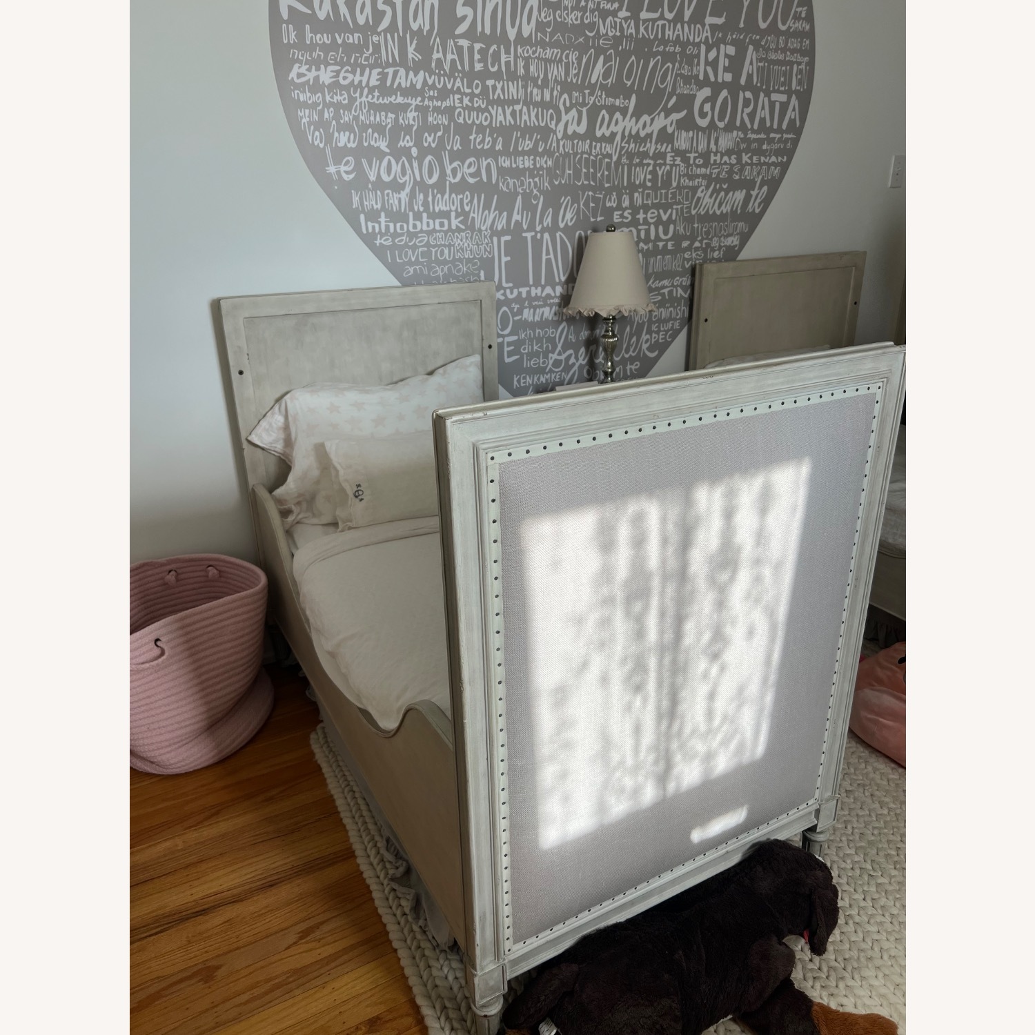 Restoration Hardware Marcelle Upholstered Crib - image-10