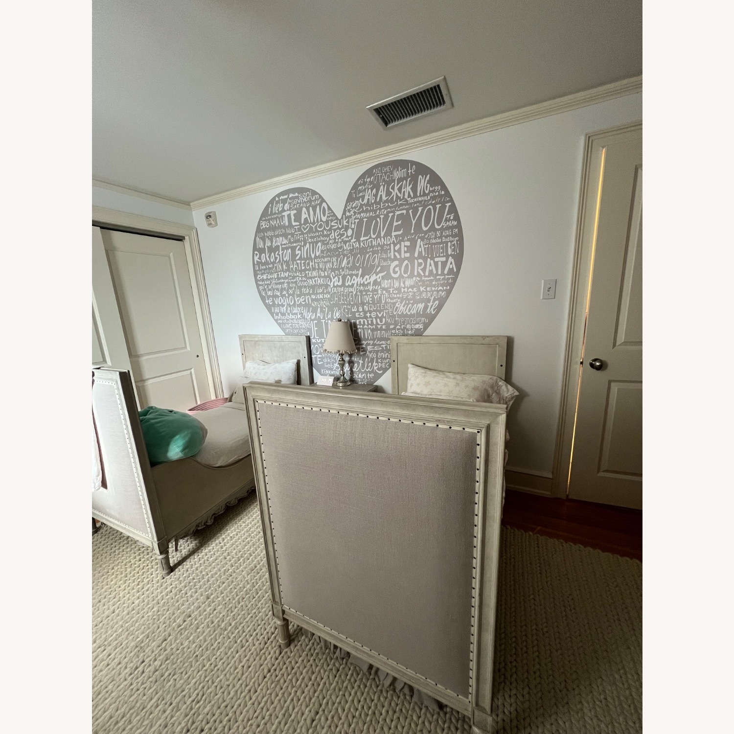 Restoration Hardware Marcelle Upholstered Crib - image-7