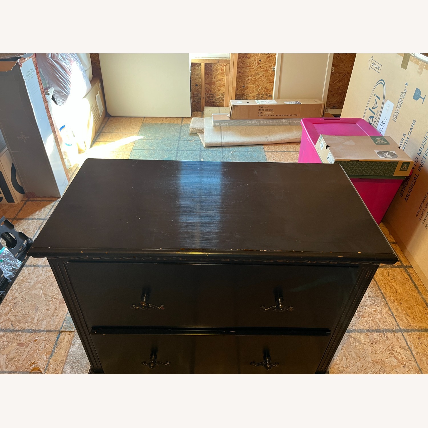 Thomasville Furniture Industries Black Wood Chest - image-2