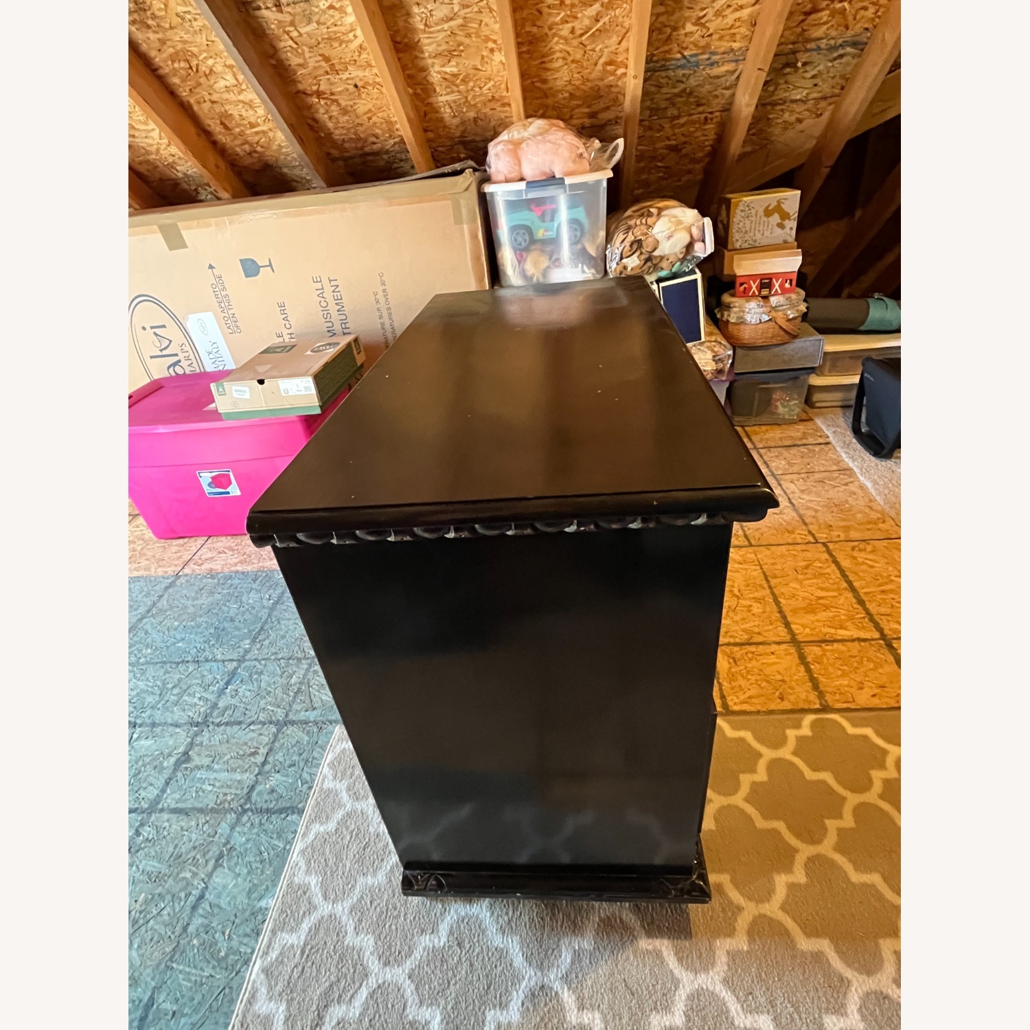 Thomasville Furniture Industries Black Wood Chest - image-3