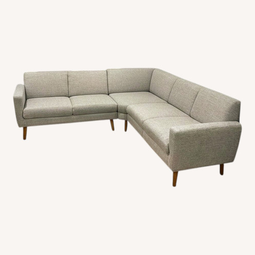 Used West Elm Oliver Light Gray 3+ Piece Sectional for sale on AptDeco