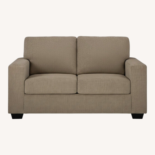 Used Ashley Furniture Bristaview Light Gray Fabric Loveseat for sale on AptDeco