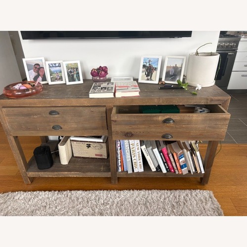 Used Pottery Barn Dark Brown Sideboard for sale on AptDeco