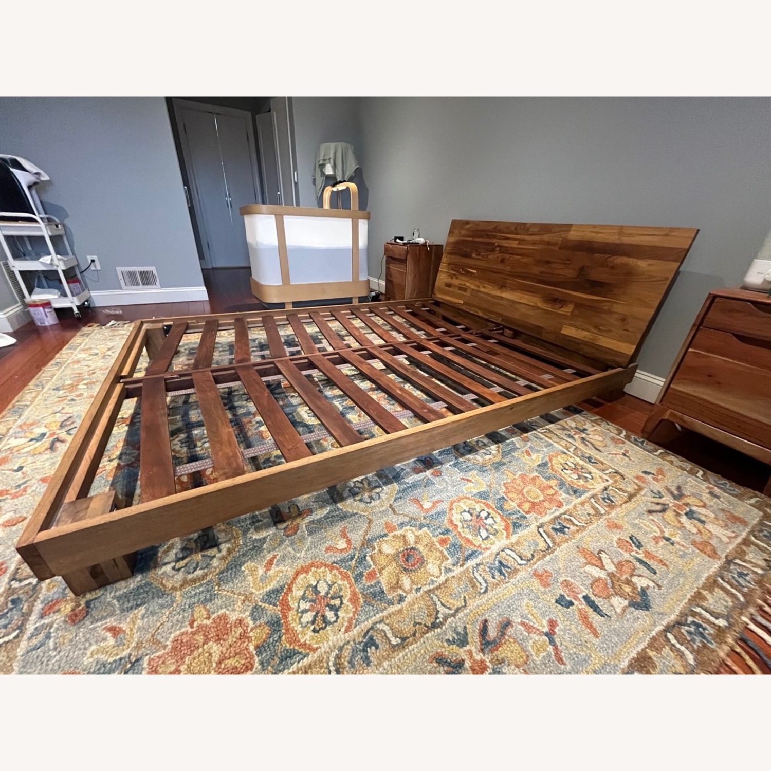 CB2 Dondra Natural Wood Queen Bed - image-5