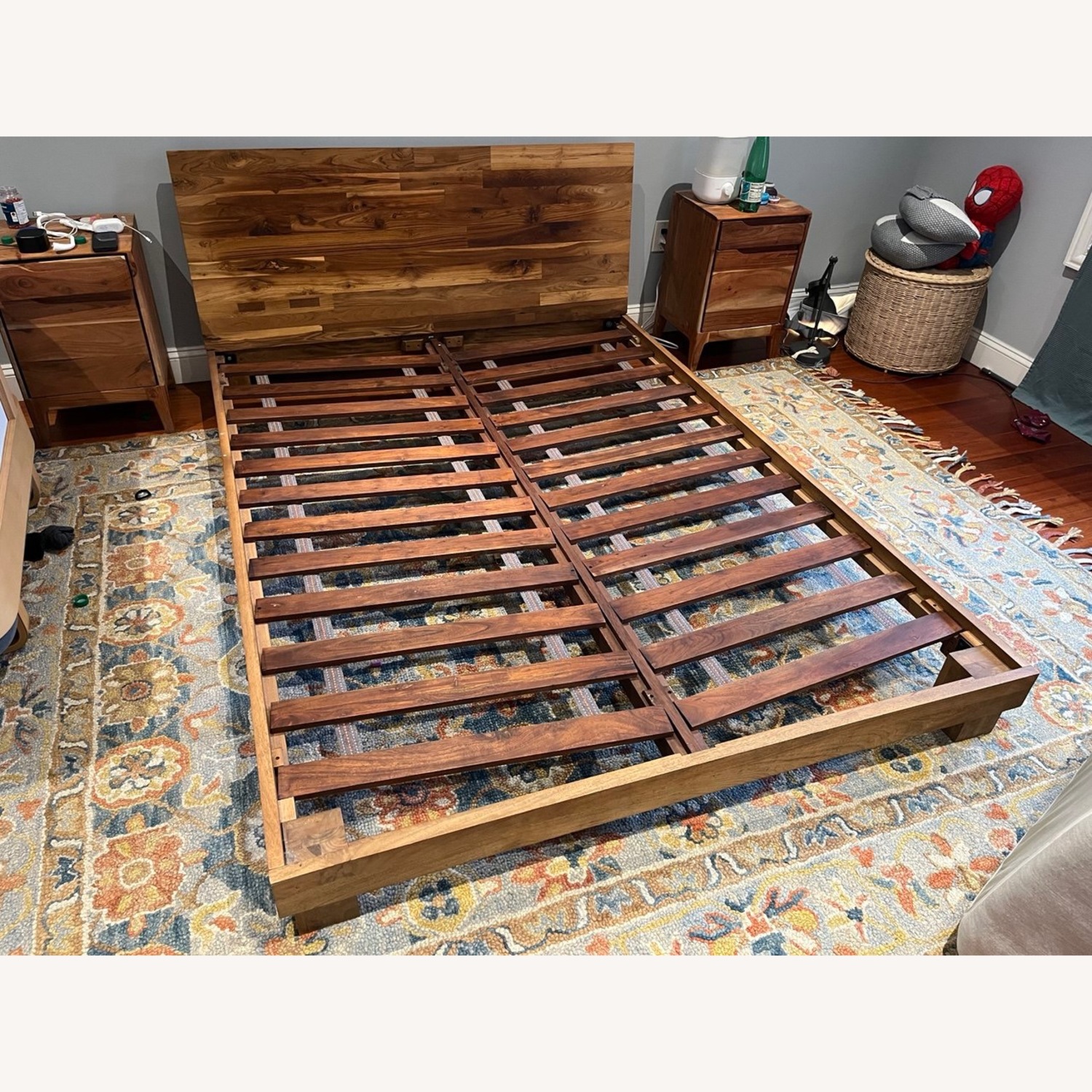 CB2 Dondra Natural Wood Queen Bed - image-3