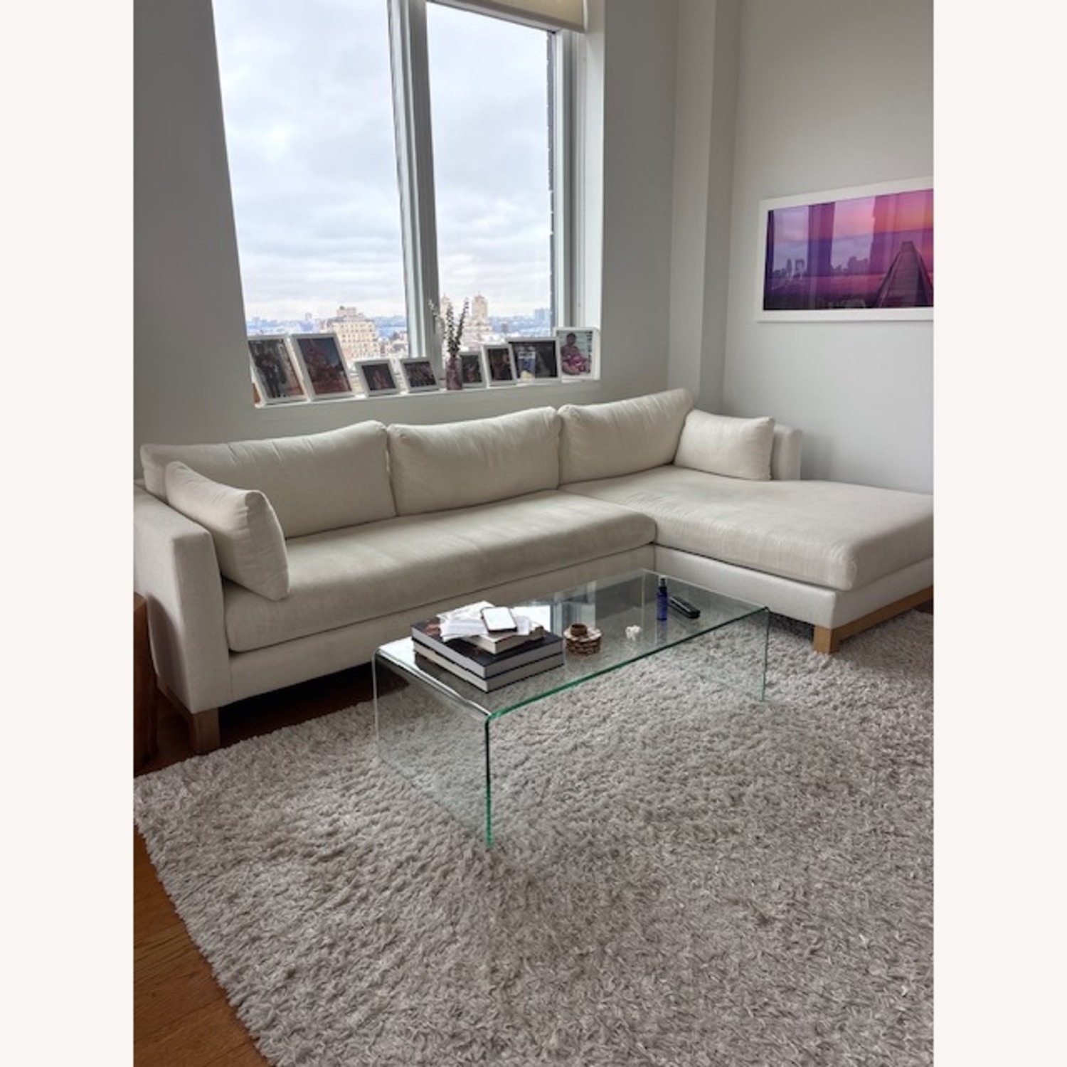 Crate and Barrel Pacific 2pc Sectional  - image-2