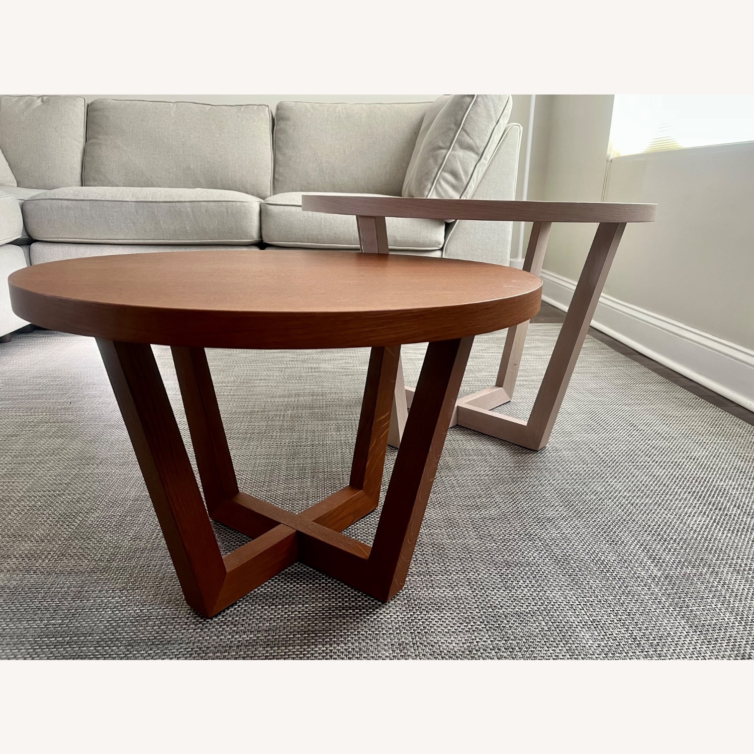 Andreu World Natural Wood Side Tables - image-2