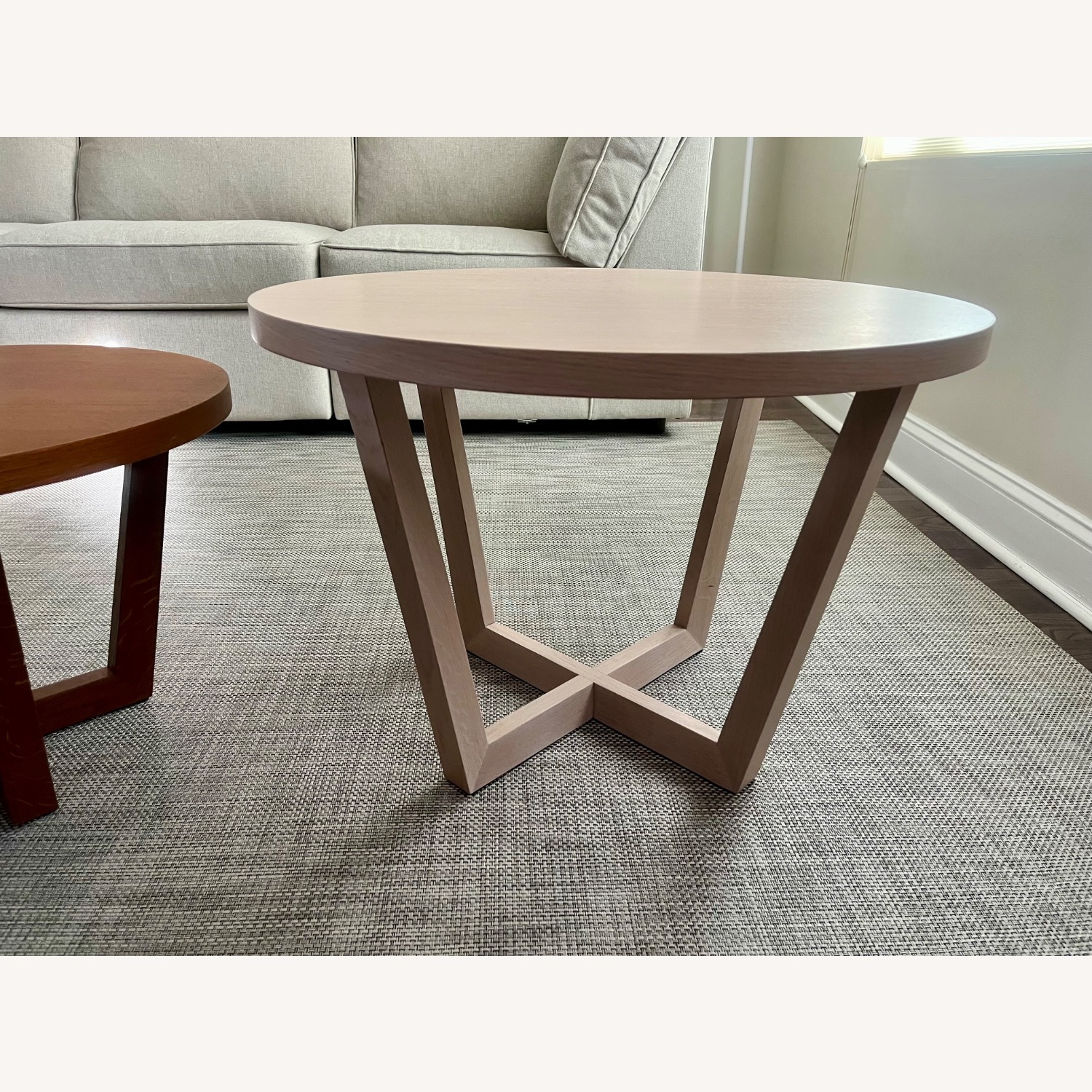 Andreu World Natural Wood Side Tables - image-4