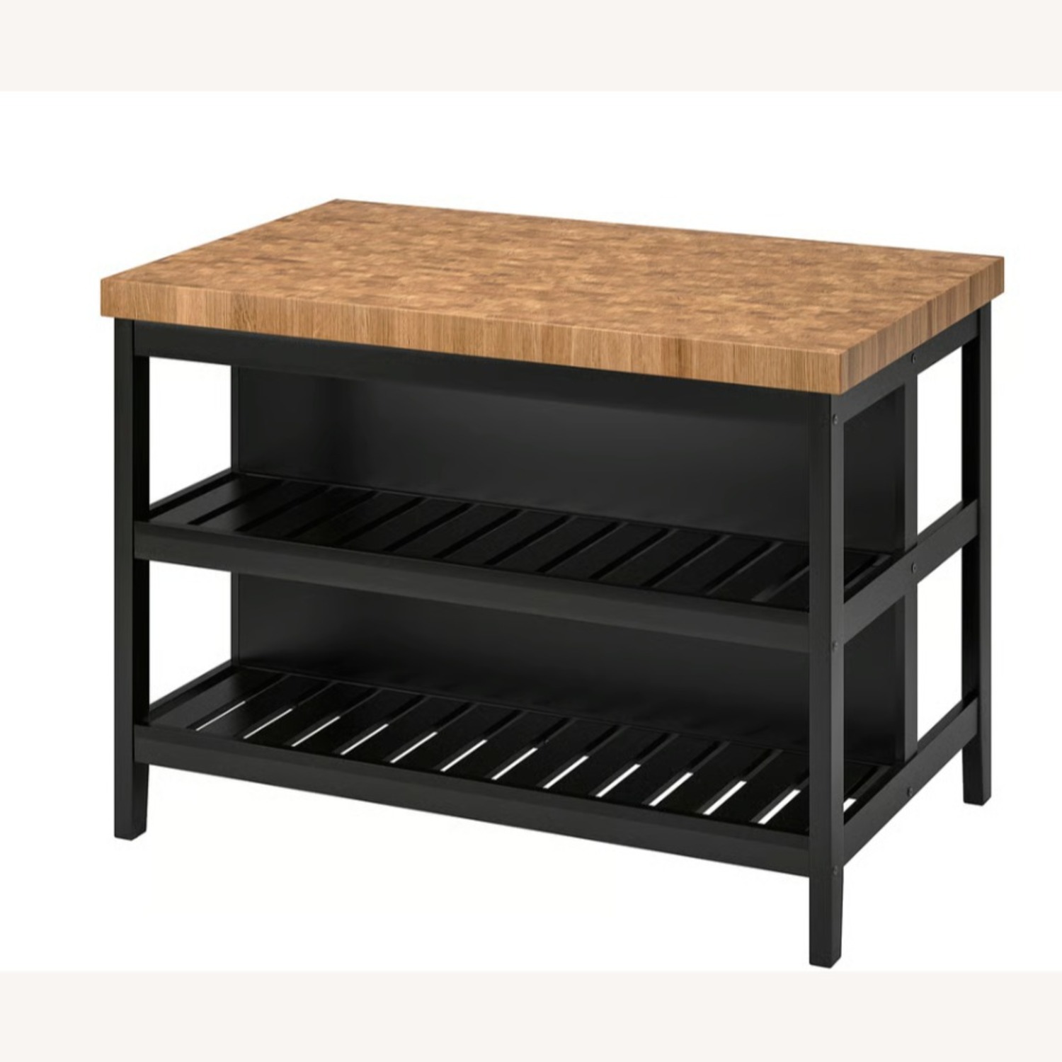IKEA VADHOLMA Black Kitchen Island - image-4