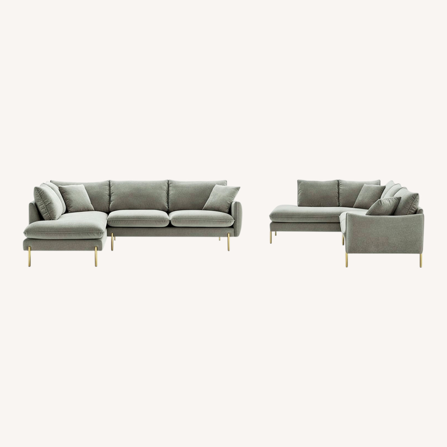 Casterly Verona Dark Grey Chaise Sectional - image-5