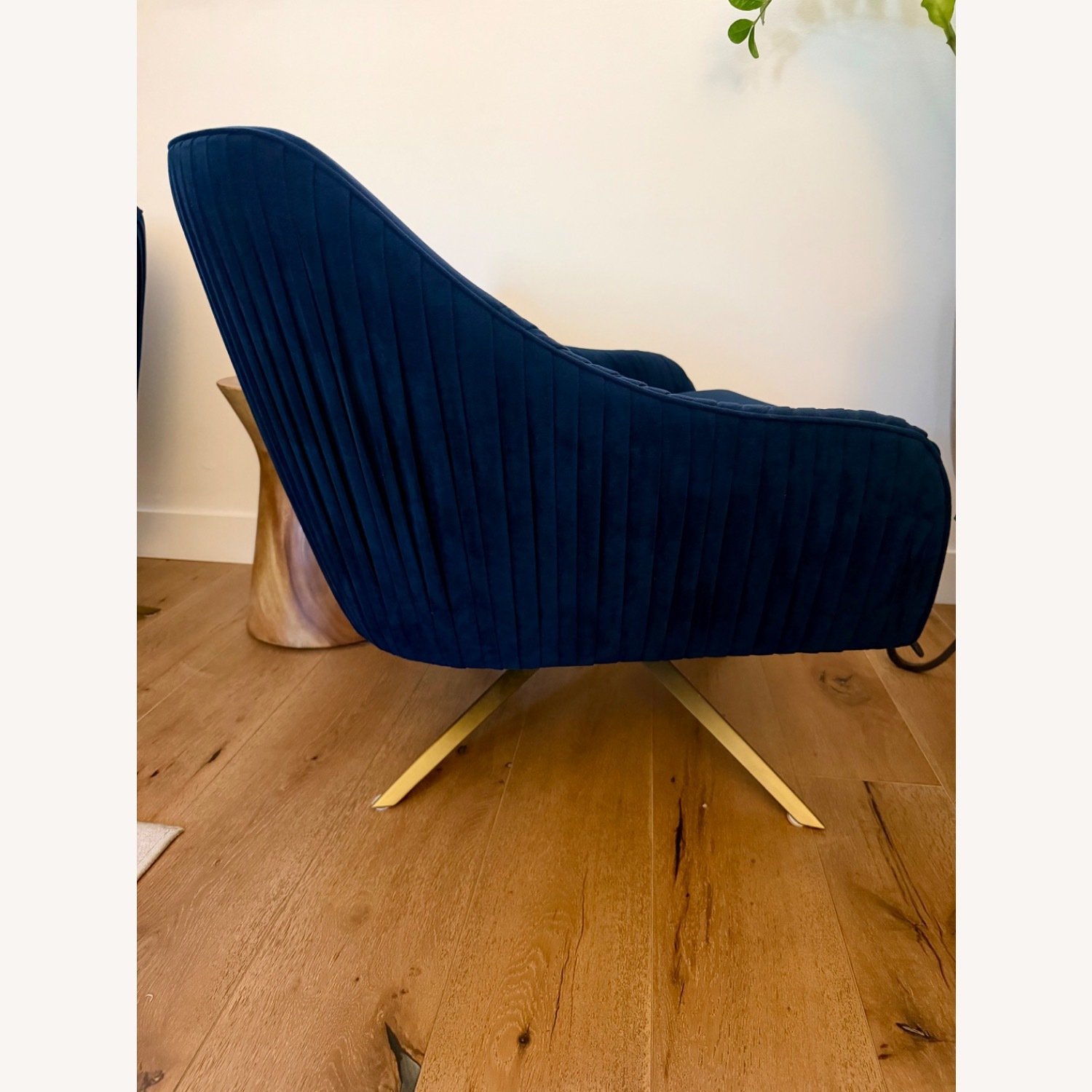 West Elm Roar & Rabbit Velvet Chair - image-3